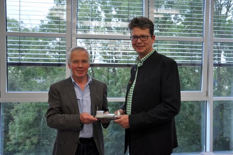 Prof. Dr. Müller-Buschbaum und Prof. Dr. Götz Eckold